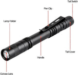Brightify Pen Flashlight,5PCS Led Pen Light Flashlights with Clip,500 Lumen Mini Pocket Flashlight Small Penlight Inspection Flashlight