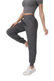 Sexy Dance Women Athletic Pants Tapered Yoga Joggers With Pockets Elastic High Waisted Workout Casual Sweatpants