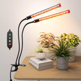 Brightify Upgraded Plant Light, 1000 Lumen Clip On Grow Light 1-Head with 4/8/12H Timer Function, Grow Lights for Indoor Plants Full Spectrum, Bright Plant Growing Lamp with 42PCS White Red LEDs