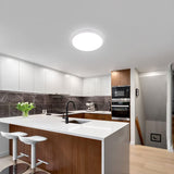 Brightify 12 Inch Ceiling Light, 24W Surface Flat LED Ceiling Light for Indoor/Outdoor, IP54 Waterproof Round Ceiling Light Fixture for Bathroom, Bedroom, Kitchen, Hallway, Balcony