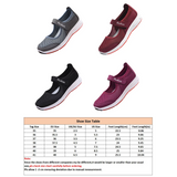 LUXUR Shoes for Elderly Women Working Mary Jane Extra Wide Sneakers Flat Non Slip Casual Shoes