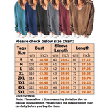 LUXUR Ladies V Neck Pullover Warm Long Sleeve Jumpers Winter Tunic Solid Color Tops