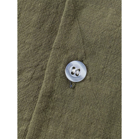 LUXUR Men Lapel Collar Nightwear Wide-Leg Button Down Pajama Set Summer Pjs Sets Solid Color Loungewear