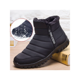 LUXUR Mens Snow Boots Winter Anti-Slip Waterproof Ankle Warm Furry Lined Shoes