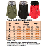 LUXUR Women Hooded Warm Winter Thicken Long Parka Jackets Coats with Lined Zip Up Outerwear Jacket Anoraks