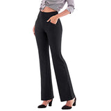 Sexy Dance Women's Bootcut Yoga Pants With 4 Pockets High Waist Plus Size Flare Leggings Stretch Workout Pant