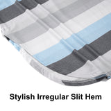 Frontwalk Women Cotton Nightgown Sleepwear Short Sleeves Shirt Casual Striped Print Sleepdress Soft Sleepshirt Loose Fit Loungewear Size S-3XL