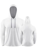 CVLIFE Mens Workout Hoodie T-shirts Dry Fit Lightweight Athletic Casual Long Sleeve Pullover Shirts Casual Breathable Ultraviolet-Proof Tops