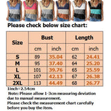 Women Color Block Tank Tops Sleeveless V Neck Summer Casual Tee Shirt Loose Tees