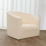 CUH Tub Chair Cover Armchair,High Spandex Stretch Plaid Grain Club Sofa Cover, Waterproof Slipcover Furniture Protector