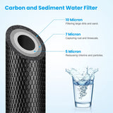 Brightify 10"x2.5" 5 Micron Carbon Water Filter
