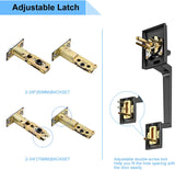 Brightify Matte Black Front Door Handle Set with Door Lever