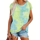 Womens Casual Summer Shirt Short Sleeve Round Neck T-Shirt Basic Tee Tunic Tops