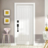 Brightify Matte Black Front Door Handle Set with Door Lever