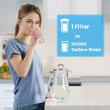 Brightify 10"x2.5" 5 Micron Carbon Water Filter