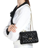 Women PU Leather Chain Shoulder Bag Messenger Crossbody Bag Clutch Purse Wallet