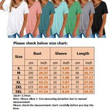 Womens Casual V Neck Short Sleeve Criss Cross T-Shirt Blouse Tops