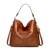 3 Pcs Retro Leather Tote Shoulder Handbags Set, Fashion Top Handle Satchel Purse Crossbody Bag with Matching Wristlet Wallet for Women