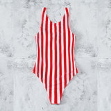 Women 4th Of July Swimming Suit Tummy Control Backless One Piece Swimsuit Independence Day Padded Swimwear Scoop Neck Hot Spring Beach