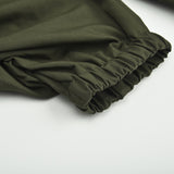 Women Zipper Bottoms Boho Solid Color Trousers Beach Pants Harem Loungewear