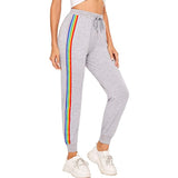 Lumento Women Causal Drawstring Waist Pants Active Workout Long Yoga Pants with Pockets