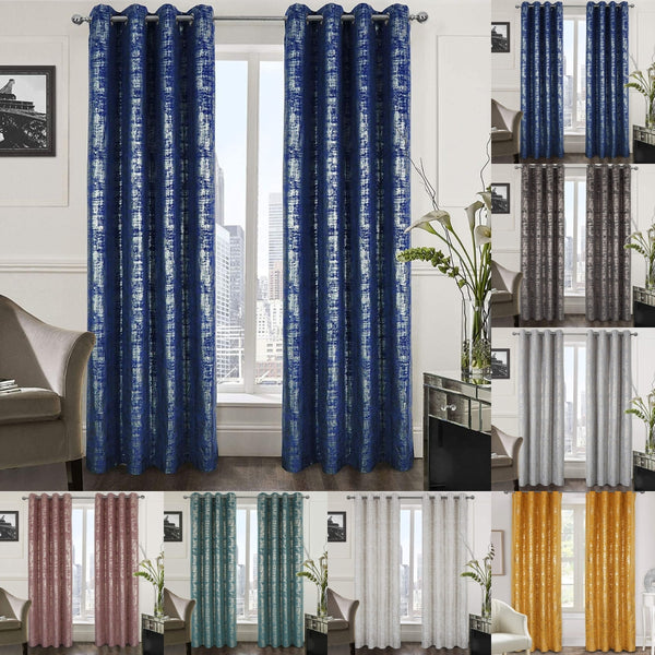 Single Curtain Panel Velvet Sparkle Bedroom Blackout Window Curtain Grommet Room Darkening Curtain Eyelet Ring Top Window Drape