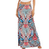 Women Boho Beach Skirt Elastic Waist Long Maxi Skirt Summer Casual Loose Skirts