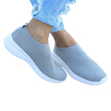 LADIES WOMENS SLIP ON SOCK WEDGE SNEAKERS CLASSIC JOGGING PUMPS SHOES TRAINERS