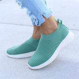LADIES WOMENS SLIP ON SOCK WEDGE SNEAKERS CLASSIC JOGGING PUMPS SHOES TRAINERS