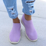 LADIES WOMENS SLIP ON SOCK WEDGE SNEAKERS CLASSIC JOGGING PUMPS SHOES TRAINERS
