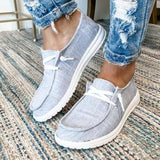 Ladies Loafer Trainers Womens Low Wedge Slip On Pumps Comfy Casual Shoes Size