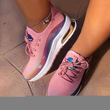 Women's Slip On Mesh Trainers Sneakers Run Fitness Gym Sports Pumps Shoe Size Us