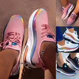 Women's Slip On Mesh Trainers Sneakers Run Fitness Gym Sports Pumps Shoe Size Us