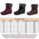 Ladies Womens Winter Boots Snow Fur Warm Comfy Casual Fashion Mid Calf Shoe Size