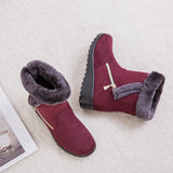 Ladies Womens Winter Boots Snow Fur Warm Comfy Casual Fashion Mid Calf Shoe Size