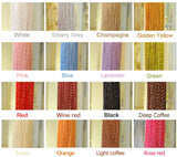 39" Width 78" Height String Door Curtain Beads Room Divider Crystal Tassel Fringe Beaded Window Panel