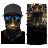 Motorcycle Bicycle Bandana Tube Scarf Neck Gaiter Face Mask Shield Mouth Cover