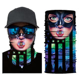 Motorcycle Bicycle Bandana Tube Scarf Neck Gaiter Face Mask Shield Mouth Cover