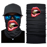 Motorcycle Bicycle Bandana Tube Scarf Neck Gaiter Face Mask Shield Mouth Cover