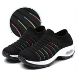 Women Air Cushion Sneakers Trainers Running Comfort Breathable Gym Sock Shoes