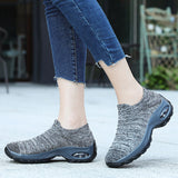 Women Air Cushion Sneakers Trainers Running Comfort Breathable Gym Sock Shoes