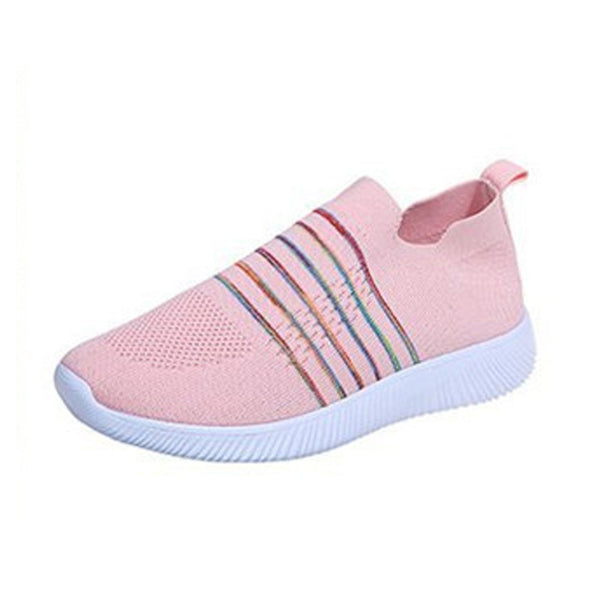 Women's Fashion Sneakers Running Sports Trainers Casual Ladies Slip On Sock Shoe