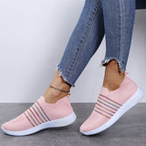 Women's Fashion Sneakers Running Sports Trainers Casual Ladies Slip On Sock Shoe