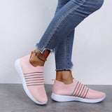 Women's Fashion Sneakers Running Sports Trainers Casual Ladies Slip On Sock Shoe