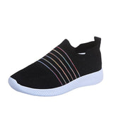 Women's Fashion Sneakers Running Sports Trainers Casual Ladies Slip On Sock Shoe