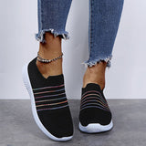 Women's Fashion Sneakers Running Sports Trainers Casual Ladies Slip On Sock Shoe