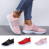 Women's Fashion Sneakers Running Sports Trainers Casual Ladies Slip On Sock Shoe