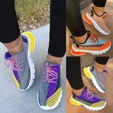Women's Fashion Sneakers Sports Trainer Running Casual Shoes Lace Up Outdoor