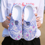 Woman's Slippers Summer Clogs Swim Pool Beach Slip On Mules Beach Sandals Shoes