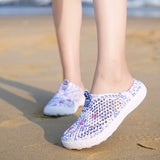 Woman's Slippers Summer Clogs Swim Pool Beach Slip On Mules Beach Sandals Shoes